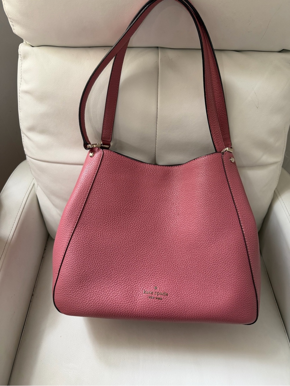 kate spade New York Pebbled Leather Pink Shoulder Bag